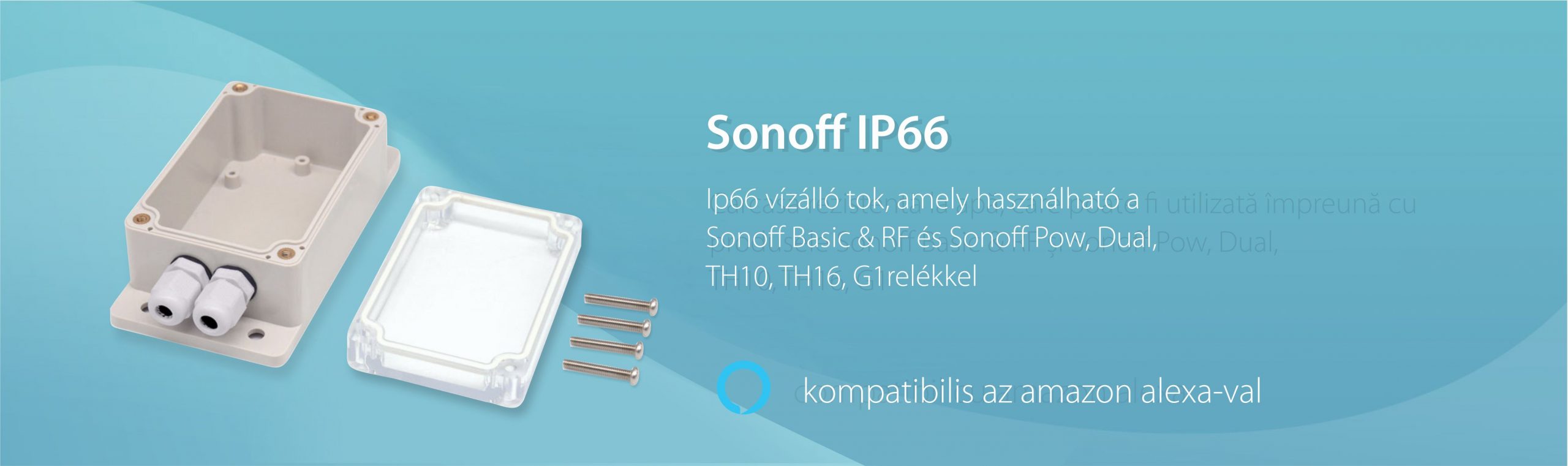 Vízálló Tok Sonoff IP66 Reléhez