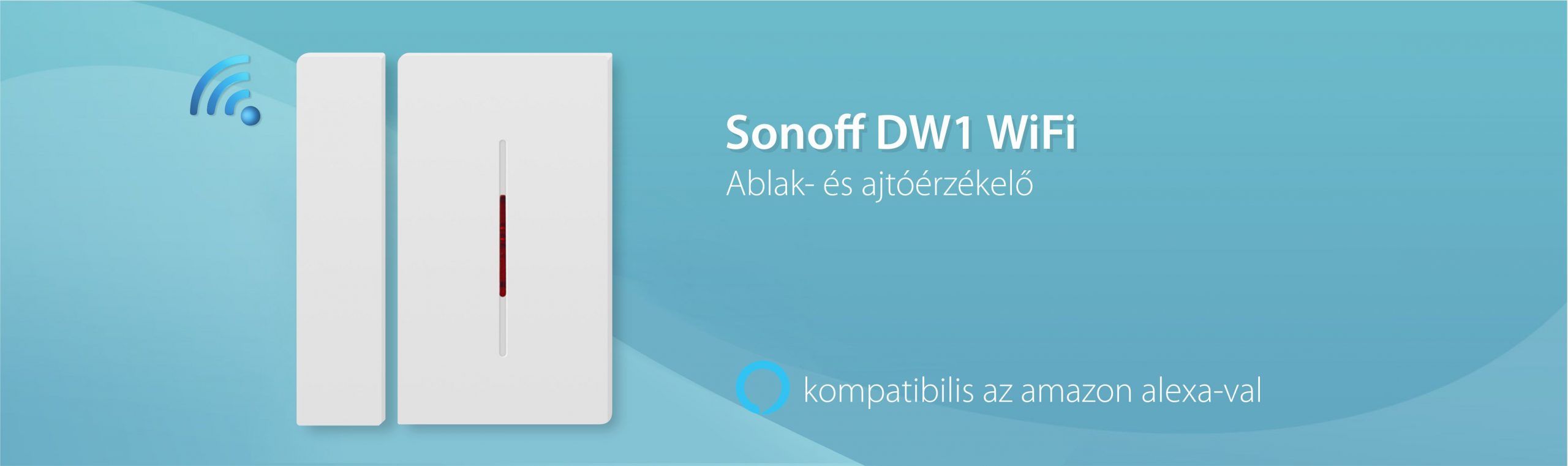 Sonoff Dw1 433 Mhz Ajtó és Ablakérzékelő Kompatibilis az RF Bridge-el