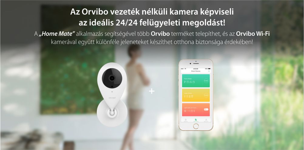 Orvibo Wi-Fi Intelligens Infravörös Megfigyelő Kamera
