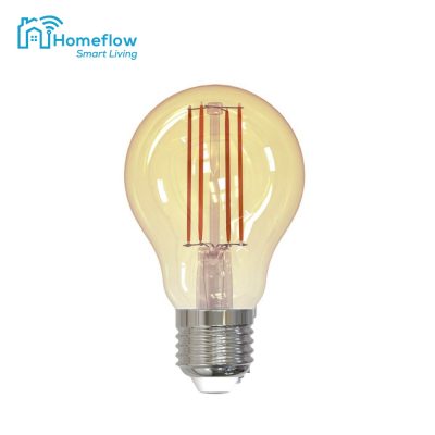 Intelligens LED Izzó Vezeték Nélküli Homeflow B-5009, E27, 5,5 W (40 W), 500 lm, Tompítható, Meleg fény, Mobiltelefon vezérlés