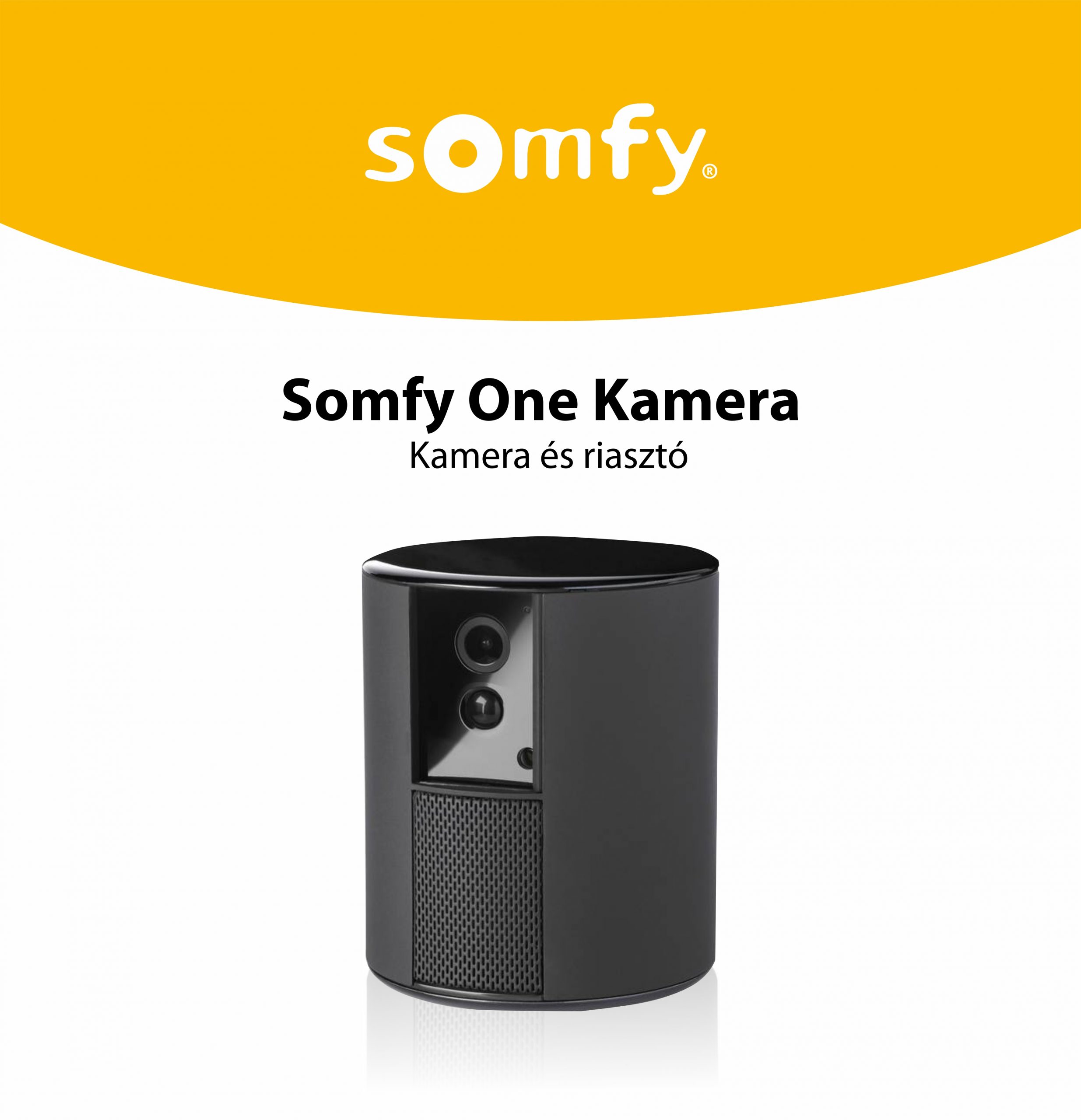 Felügyeleti Kamera Somfy One, Teljes HD, Riasztó és Sziréna, WiFi, Bluetooth 4.0, Mozgásérzékelő