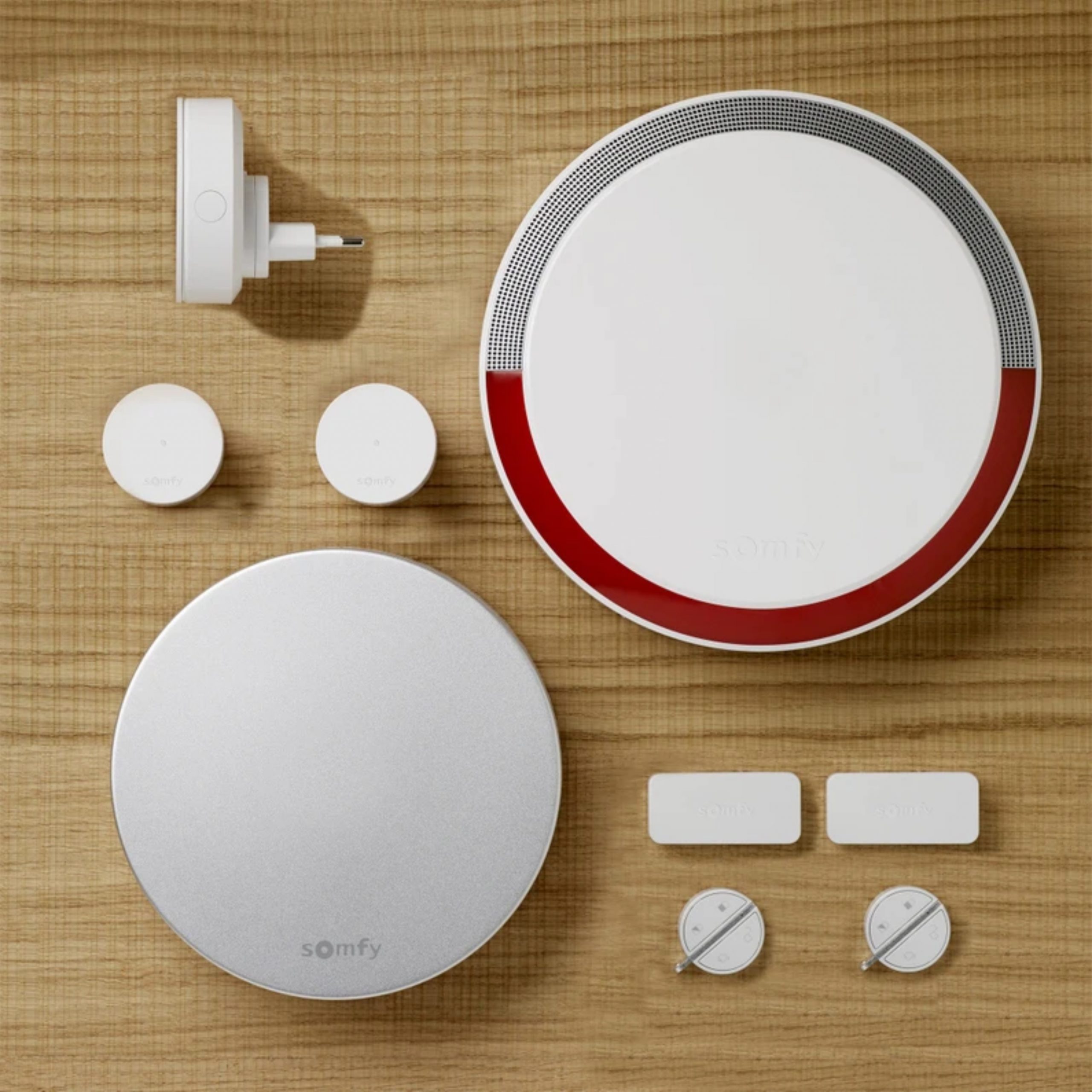 Riasztási Csomag Somfy Premium Home Alarm, Beltéri sziréna, Kültéri sziréna, Kulcstartók és INTELLITAG ™