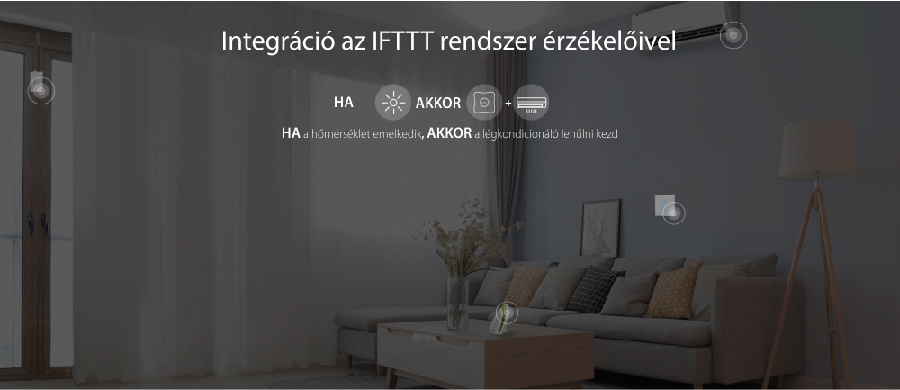 Univerzális Távirányító BroadLink RM4 Pro HUB, WIFI , Kompatibilis a Google Home, az Alexa és az IFTTT szolgáltatással