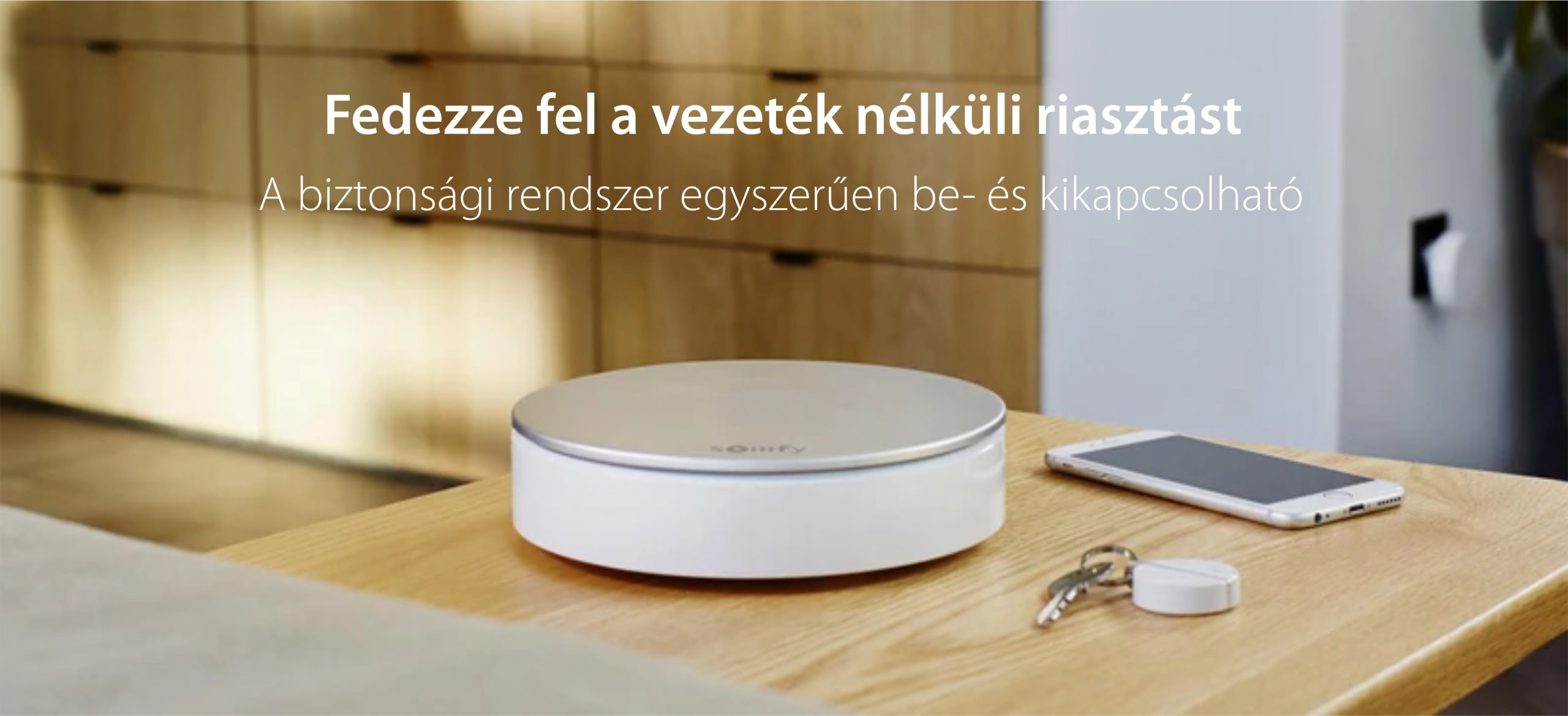 Riasztási Csomag Somfy Premium Home Alarm, Beltéri sziréna, Kültéri sziréna, Kulcstartók és INTELLITAG ™