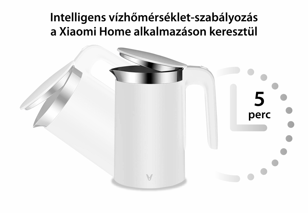 Intelligens Vízforraló Viomi, Bluetooth, Intelligens vezérlés a Xiaomi Home alkalmazáson keresztül