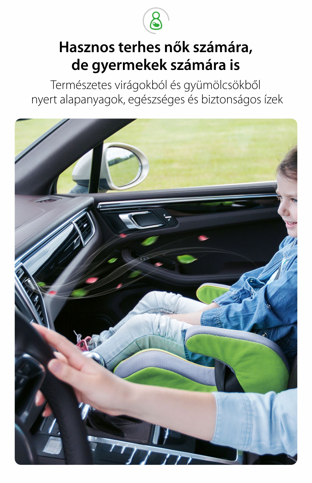 Autóillatosító Auto Baseus Little Fatty Mini, SUXUN-PDA03, 5 illatos pirula, Kék
