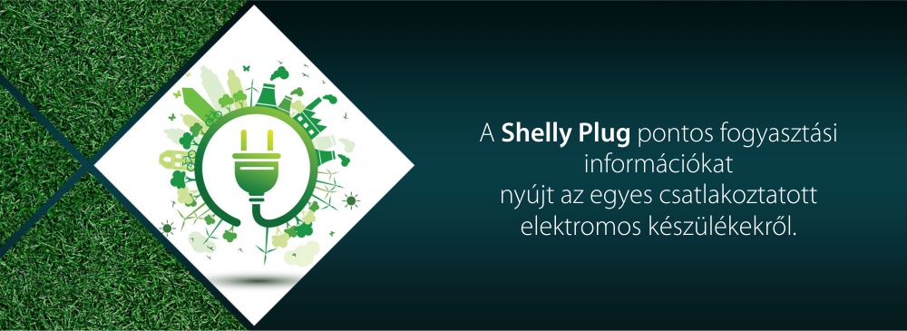 Okos Konnektor Shelly Plug, 16A, Akár 3500W, Teljesítménymérés, Alkalmazásvezérlés