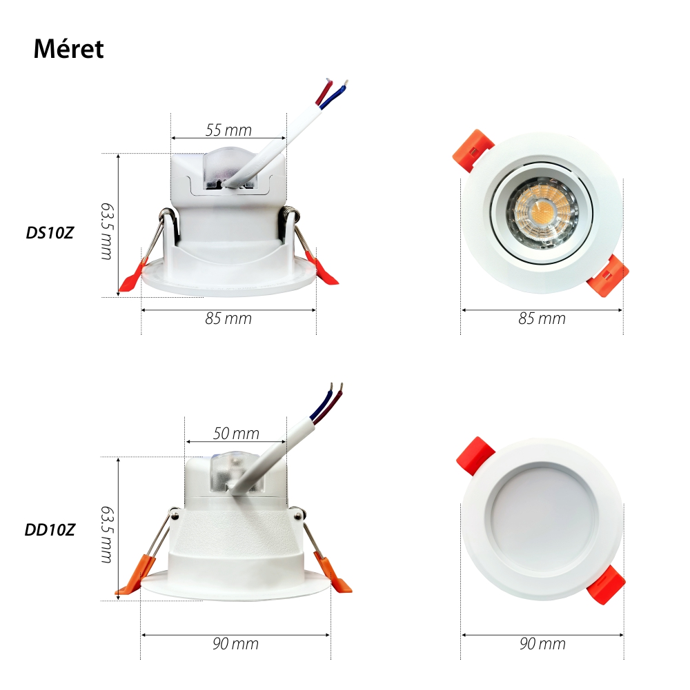 Orvibo LED  Spotlámpa DD10Z, 5W, ZigBee Protocol, 350 LM, Programozás, Állítható fény