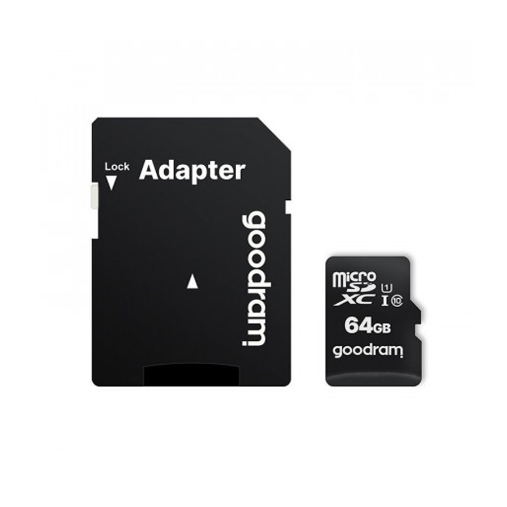Memóriakártya SD XC Micro 64GB GOODRAM, M1AA-0640R12