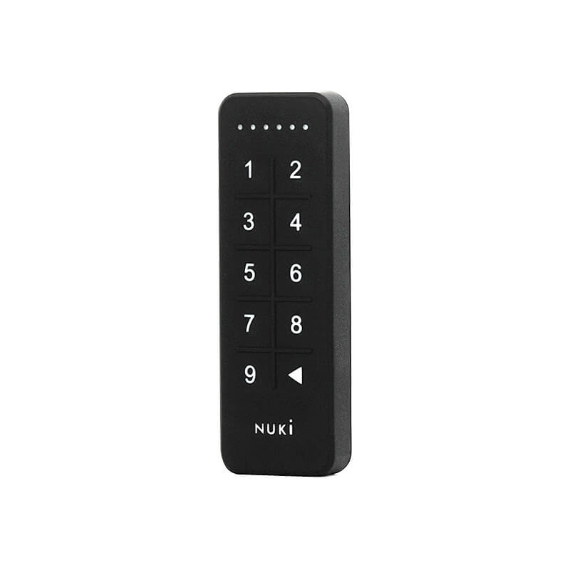 Nuki Smartpad Intelligens Billentyűzet, Bluetooth 5.0, Nuki Smart Lock 2.0, Belépőkód működtetéshez