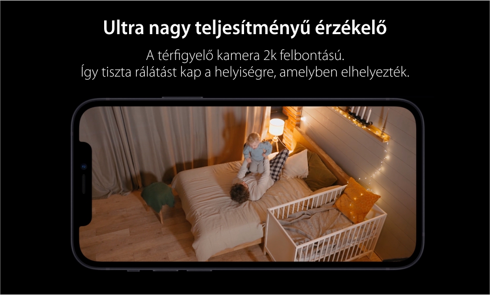 Wi-Fi Okos Megfigyelő Kamera Orvibo SC41PT, 2K, Fekete