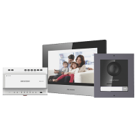 HIKVISION DS-KIS702 IP Video Kaputelefon Készlet, 7 hüvelykes kijelző, 6 W fogyasztás, 180 ° -os látószög