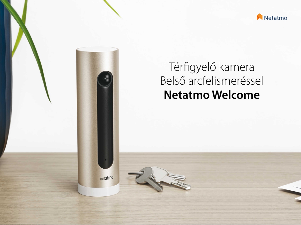 Térfigyelő Kamera Netatmo Welcome, Arcfelismerés, Wi-Fi, 4 MP, 1080P felbontás, Alkalmazás hozzáférés