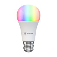 Okos LED Izzó RGB Tellur, Wi-Fi, Szabályozható, E27, 9W, 820 lm