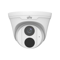 Uniview IP Lite sorozatú Térfigyelő kamera, 2 MP felbontás, 2,8 mm objektív, 112.9 ° látótávolság, 30M IR távolság, beépített mikrofon, microSD foglalat