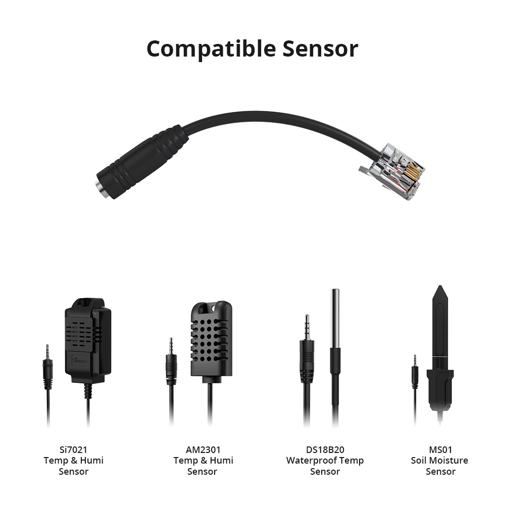 Adapter Sonoff AL010 2,5 mm-es audio csatlakozótól RJ9-ig