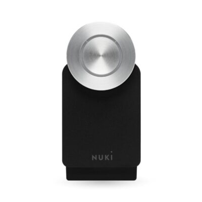 Nuki Smart Lock 4.0 Pro Intelligens zár, Bluetooth, Értesítések, Hozzáférés-vezérlés, Tevékenységnapló culoare neagra