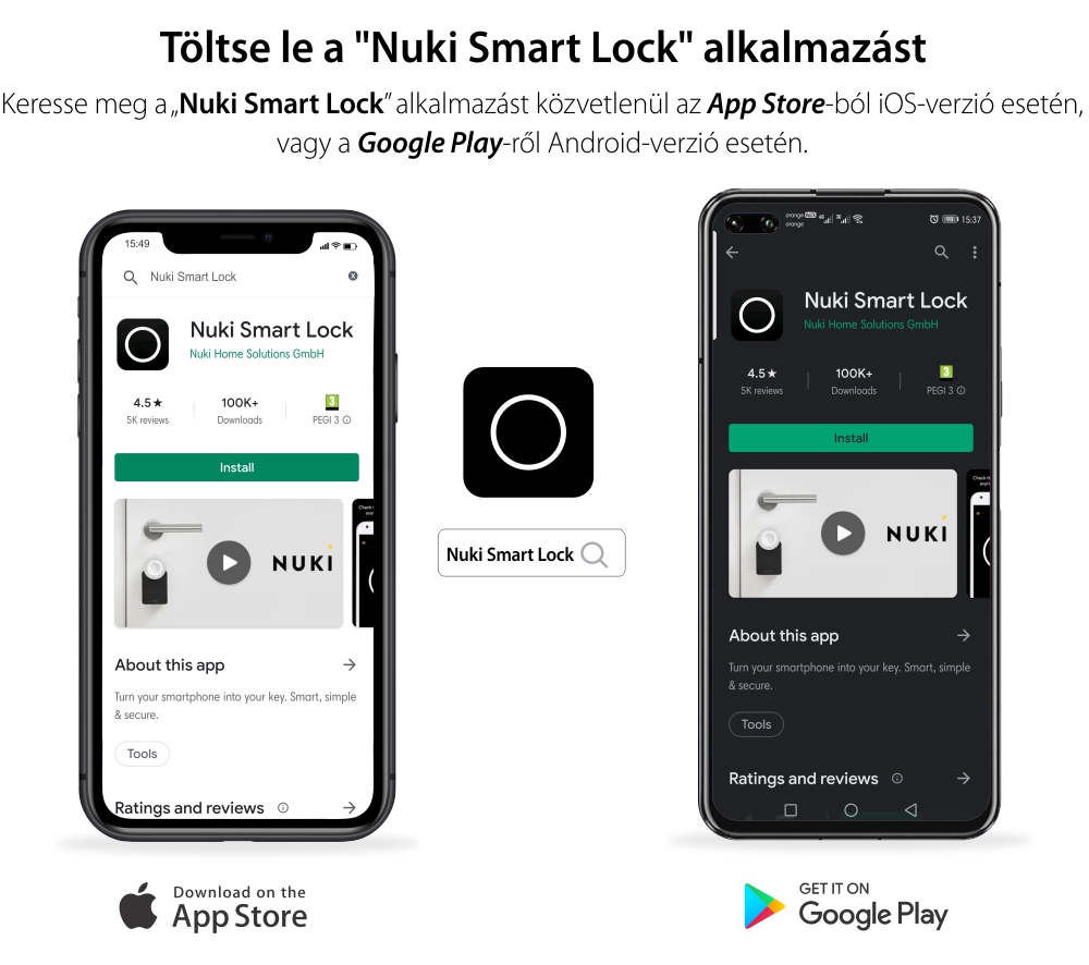 Nuki Smart Lock 4.0 Pro Intelligens zár, Bluetooth, Értesítések, Hozzáférés-vezérlés, Tevékenységnapló