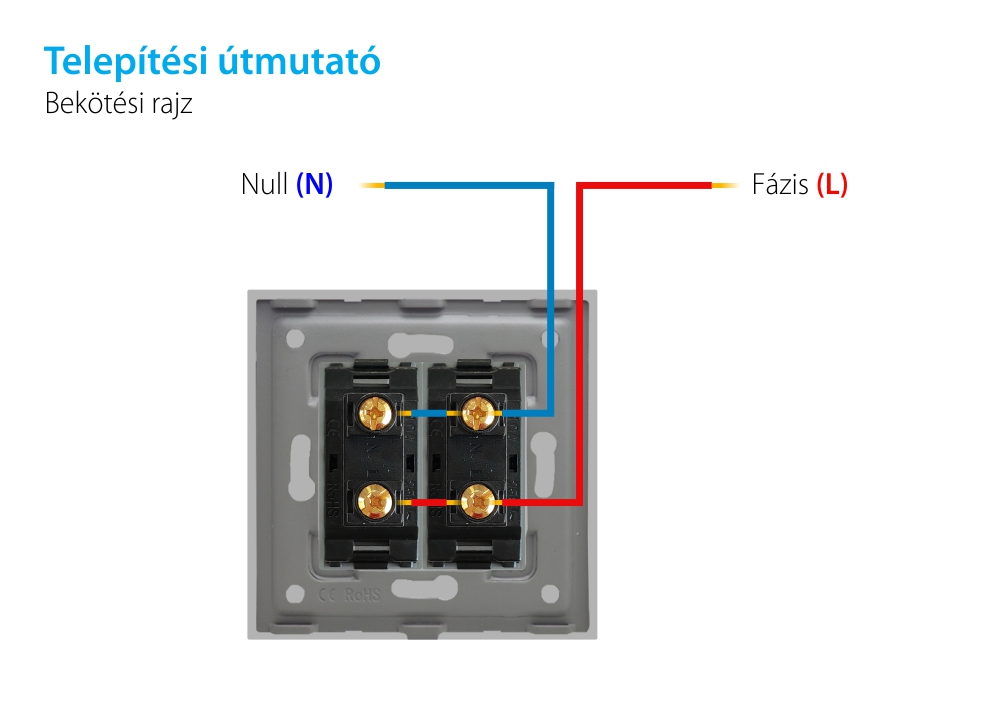 LUXION Dupla Keskeny Ajzat Üveg Konnektor