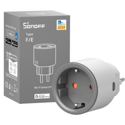 Sonoff S60TPF Okos Aljzat fogyasztásfigyeléssel, Wi-Fi-vel, programozással és vezérléssel