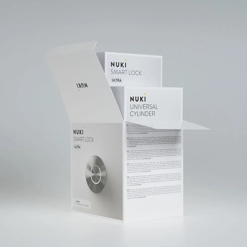 Nuki  Nuki Smart Lock Ultra Intelligens Okos Ajtózár, Univerzális Hengerrel, 9 Hónapos Üzemidővel, Ultragyors Motorral, Automatikus Zárás / Nyitás