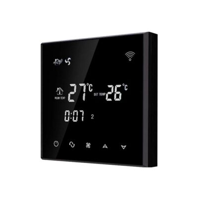 Termosztát Klímaberendezéshez BeOk TGT70WIFI-AC4, vezetékes, HVAC kompatibilis, Smart Life alkalmazás