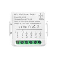 LUXION 4 Csatornás Relé – Időzítővel, Wi-Fi-vel, Alkalmazásvezérléssel