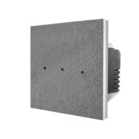 LUXION Hármas Alternatív Váltó Márvány Érintőkapcsoló, A Széria culoare gri