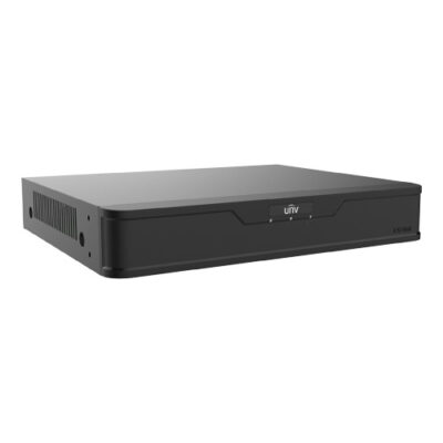 NVR Hálózati videorögzítő UNV 4 csatornás, 4K, max. 12 MP, 1U, Ultra 265, HDMI és VGA kimenet