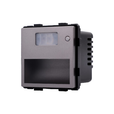 LUXION Mozgásérzékelő + Lábfény, Folyosó Lépcső Kapcsoló Modul culoare gri