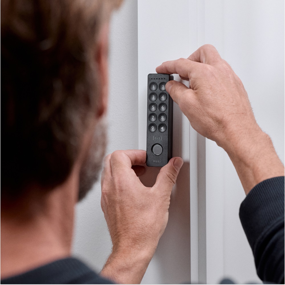 Nuki Keypad 2.0 Intelligens billentyűzet, Nuki Smart Lockhoz, NFC-vel, PIN kóddal és ujjlenyomattal